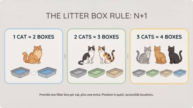 litter box rule one per cat plus one extra explained