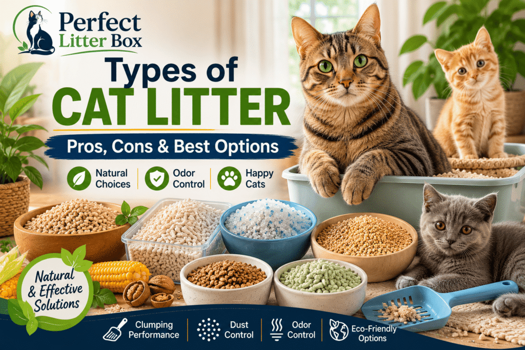 types of cat litter pros and cons how to choose the right litter for your needs