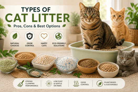 types of cat litter pros and cons comparison with cats and different litter types